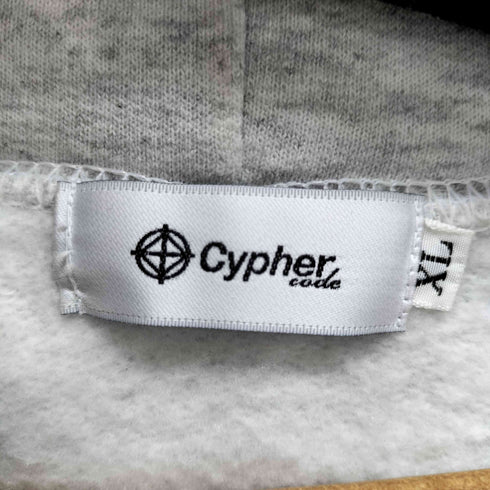cypher code 両面プリントプルオーバーパーカー メンズ JPN:XL