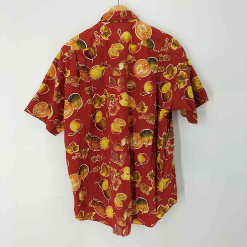 90-00S S/S 果物柄シャツ メンズ 2L