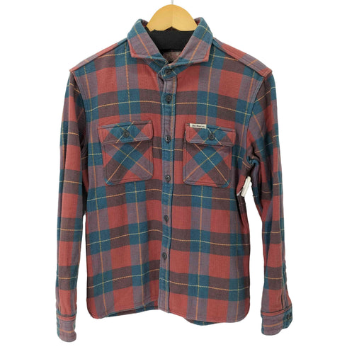 ザフラットヘッド the flat head ブロックチェック L/Sネルシャツ メンズ JPN:S