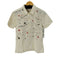 ベンデイビス BEN DAVIS 総柄 S/Sワークシャツ メンズ JPN:M