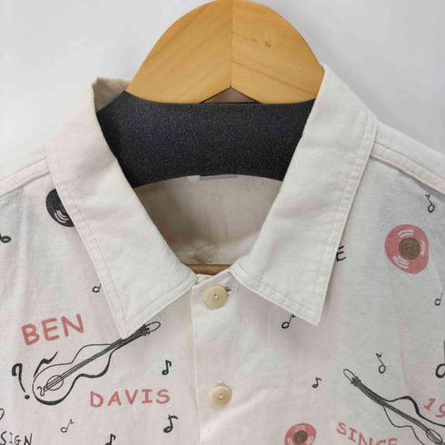 ベンデイビス BEN DAVIS 総柄 S/Sワークシャツ メンズ JPN:M