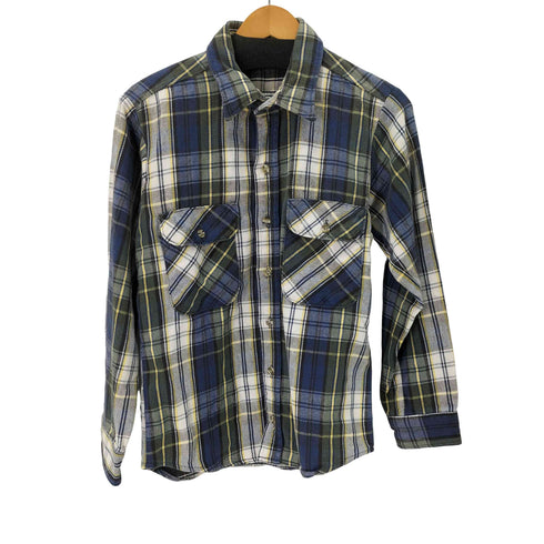 ファイブブラザー FIVE BROTHER フラップポケット L/Sフランネルシャツ メンズ import:L