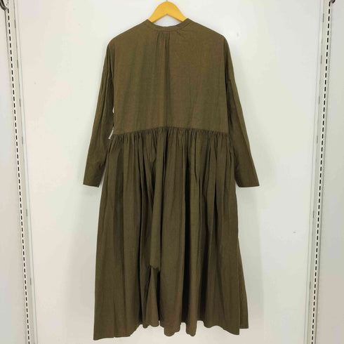Gauze# スウィッチングギャザーシャツドレス レディース JPN:XS