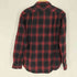 サンカ Sanca 赤黒 オンブレチェック L/S フランネル シャツ メンズ JPN:2