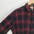 サンカ Sanca 赤黒 オンブレチェック L/S フランネル シャツ メンズ JPN:2