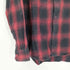 サンカ Sanca 赤黒 オンブレチェック L/S フランネル シャツ メンズ JPN:2