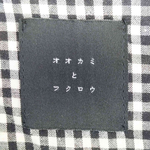 オオカミトフクロウ オオカミとフクロウ キンモクセイのシーソー ワンピース ギンガムチェック レディース