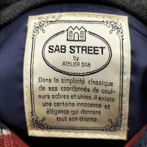 サブストリート SAB STREET ビッグロゴ刺繍 スタジャン メンズ FREE