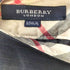 バーバリーロンドン BURBERRY LONDON フロントポケット ストライプ ノータック フレア スラックスパンツ レディース 150A