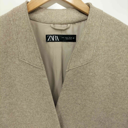 ザラ ZARA 2023AW ロングソフトベスト レディース import:M
