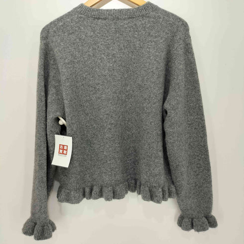 ザラ ZARA 2025SS フリルニットカーディガン レディース import:L