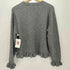ザラ ZARA 2025SS フリルニットカーディガン レディース import:L