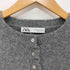 ザラ ZARA 2025SS フリルニットカーディガン レディース import:L