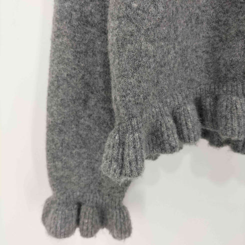 ザラ ZARA 2025SS フリルニットカーディガン レディース import:L
