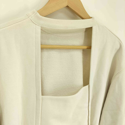 バブ Bab 23SS バックオープン スウェット トップス レディース FREE