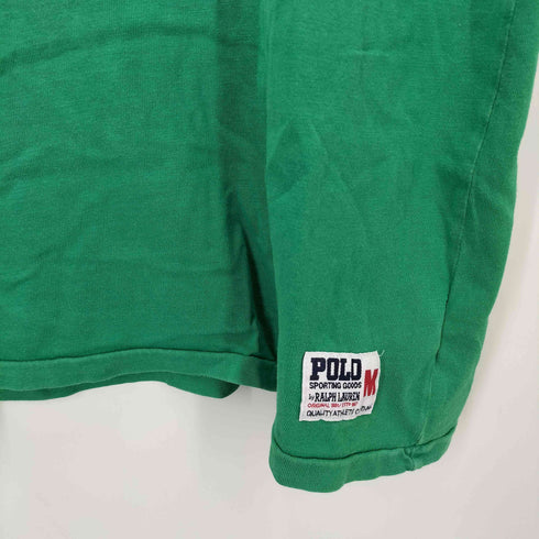 ポロラルフローレン POLO RALPH LAUREN CLASSIC FIT POLO ATHLETICS アロー カレッジ クラック プリント クルーネック Tシャツ レディース import:M