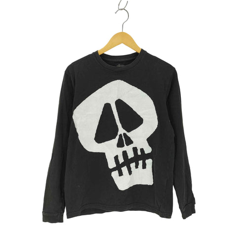 ステューシー Stussy ビックスカルプリント クルーネック長袖Tシャツ メンズ JPN:M