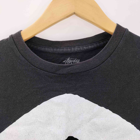 ステューシー Stussy ビックスカルプリント クルーネック長袖Tシャツ メンズ JPN:M
