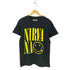プリント バンド クルーネックTシャツ メンズ JPN:M