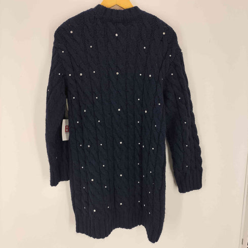 ザラ ZARA ケーブル編み ビジューニットワンピース レディース JPN:S