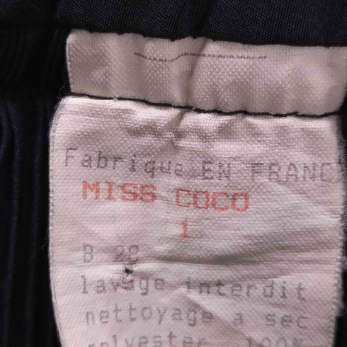 miss coco フランス製 イージープリーツスカート レディース JPN:1