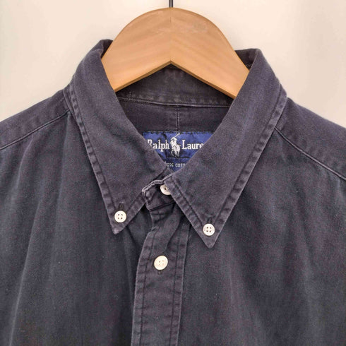 ラルフローレン RALPH LAUREN ポニー刺繍 ボタンダウン L/S シャツ メンズ import:XL