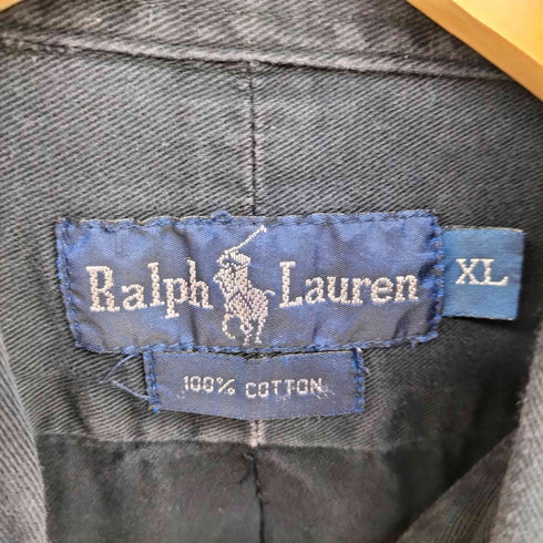 ラルフローレン RALPH LAUREN ポニー刺繍 ボタンダウン L/S シャツ メンズ import:XL