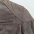 ベラペレ VERA PELLE イタリア製 本革 シングルライダース ダブルジップ レディース import:M