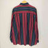 ベーシックエディションズ BASIC EDITIONS 90S コットン マルチストライプ B.D L/S シャツ メンズ import:XL