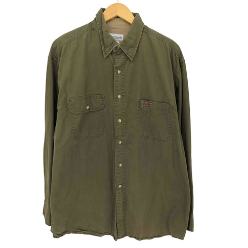 カーハート Carhartt コットン L/S シャツ メンズ import:L