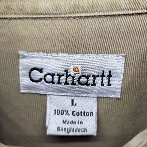カーハート Carhartt コットン L/S シャツ メンズ import:L