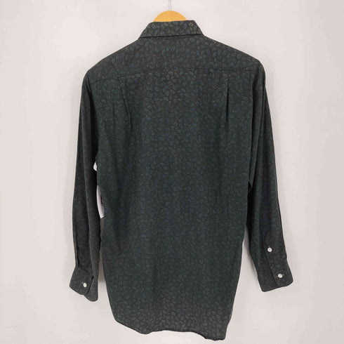 バーバリーズ BURBERRYS コットン ペイズリー L/S シャツ メンズ import:M