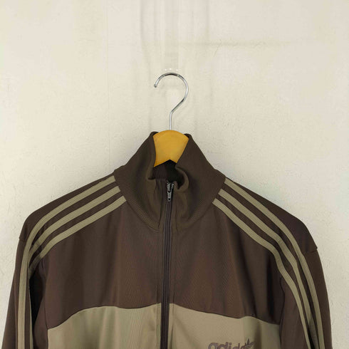 アディダス adidas MADE IN VIETNAM フロントロゴプリント トラックジャケット メンズ import:L