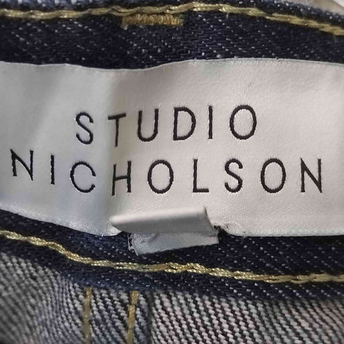 スタジオニコルソン STUDIO NICHOLSON PYAD SELVEDGE DENIM INDIGO メンズ JPN:S