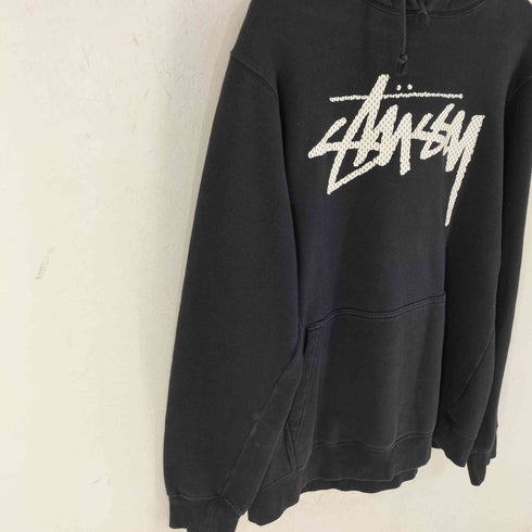 ステューシー Stussy ストックロゴプリント プルオーバーパーカー メンズ LAREG
