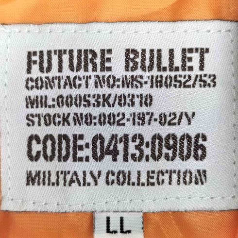 FUTURE BULLET ワッペン MA-1 メンズ LL