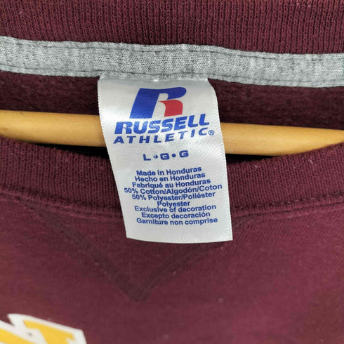 ラッセルアスレチック RUSSELL ATHLETIC 00s Vガゼット フロントプリントスウェット メンズ JPN:L