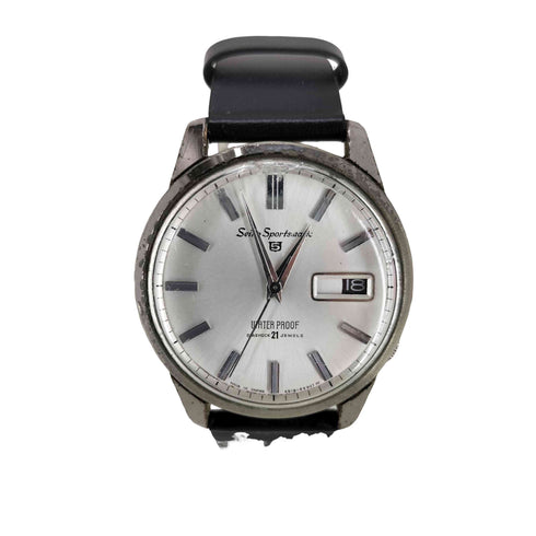 セイコー SEIKO sportsmatic5 waterproof 6619-8990 メンズ 18