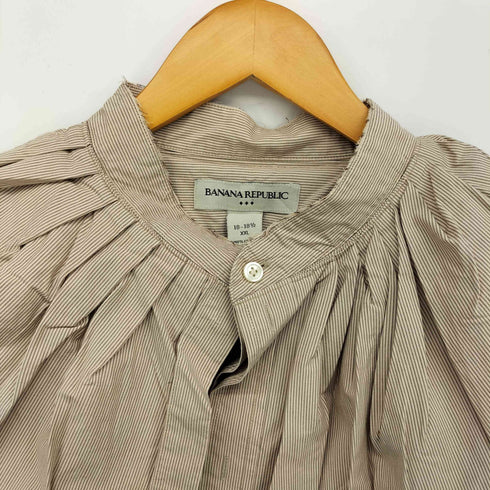 バナナリパブリック BANANA REPUBLIC ストライプ レイヤード ブラウス レディース import:XXL
