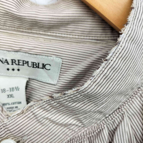 バナナリパブリック BANANA REPUBLIC ストライプ レイヤード ブラウス レディース import:XXL