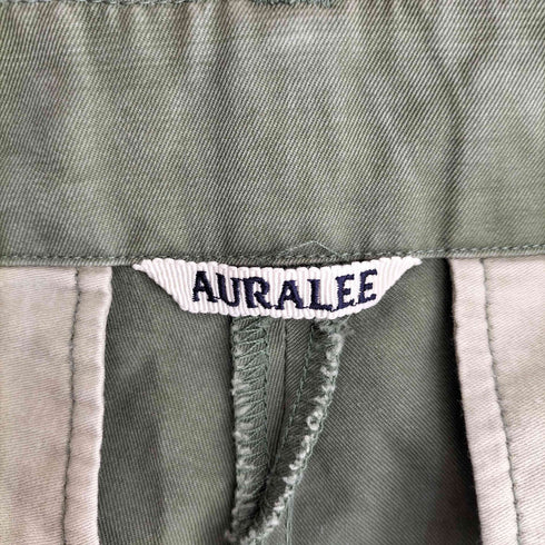 オーラリー AURALEE WASHED FINX TWILL WIDE PANTS メンズ JPN:4