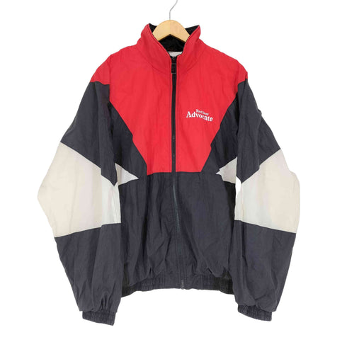 WESTERN CONCEPTS Red Deer Advocate 企業ロゴ刺繍ナイロンジャケット メンズ JPN:XL