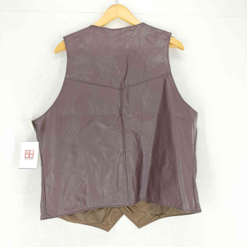シアーズ Sears 70s MADE IN USA カウレザーベスト メンズ 50