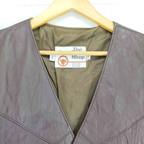 シアーズ Sears 70s MADE IN USA カウレザーベスト メンズ 50