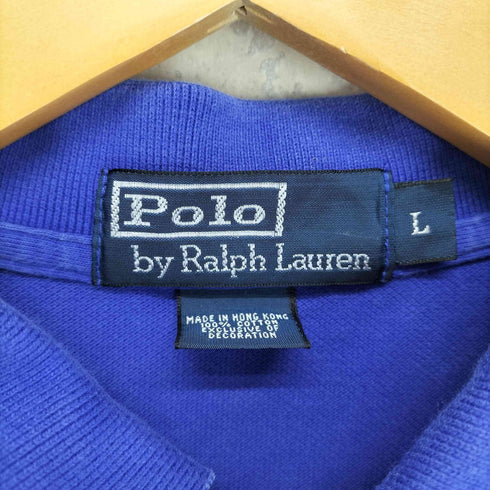ポロバイラルフローレン Polo by RALPH LAUREN ポニー刺繍L/Sポロシャツ メンズ JPN:L
