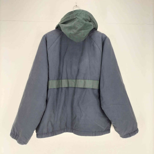 ノーティカ NAUTICA 90-00s 裏地チェックフリース リバーシブルナイロンジャケット メンズ JPN:M