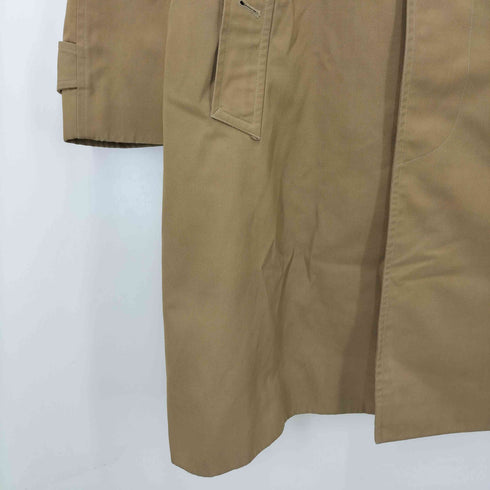 バーバリーズ BURBERRYS 60-70S チェックライナー付 比翼 ステンカラーコート メンズ