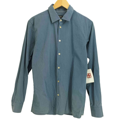 アーペーセー A.P.C. コットン 長袖 無地シャツ メンズ import:XS