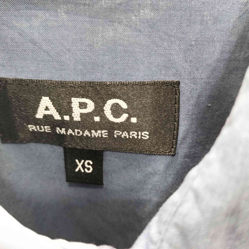 アーペーセー A.P.C. コットン 長袖 無地シャツ メンズ import:XS