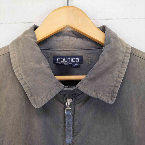 ノーティカ NAUTICA フェード加工 ロゴ刺繍ジップジャケット メンズ JPN:L